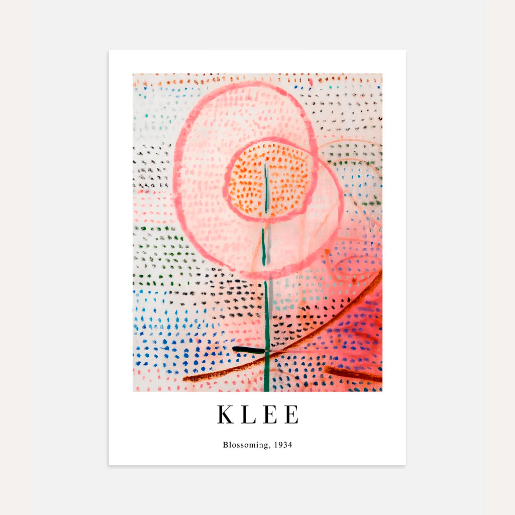 Paul Klee Blossoming Poster