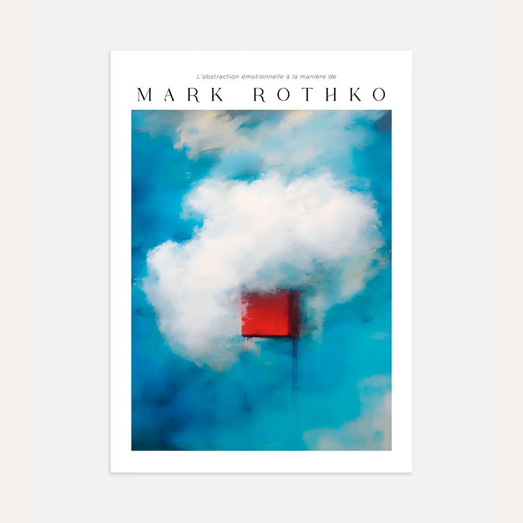 Rothko Red Point of Calm Poster