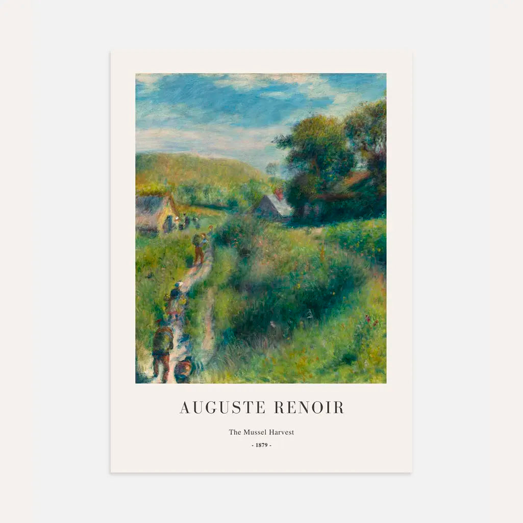 Auguste Renoir The Mussel Harvest Poster