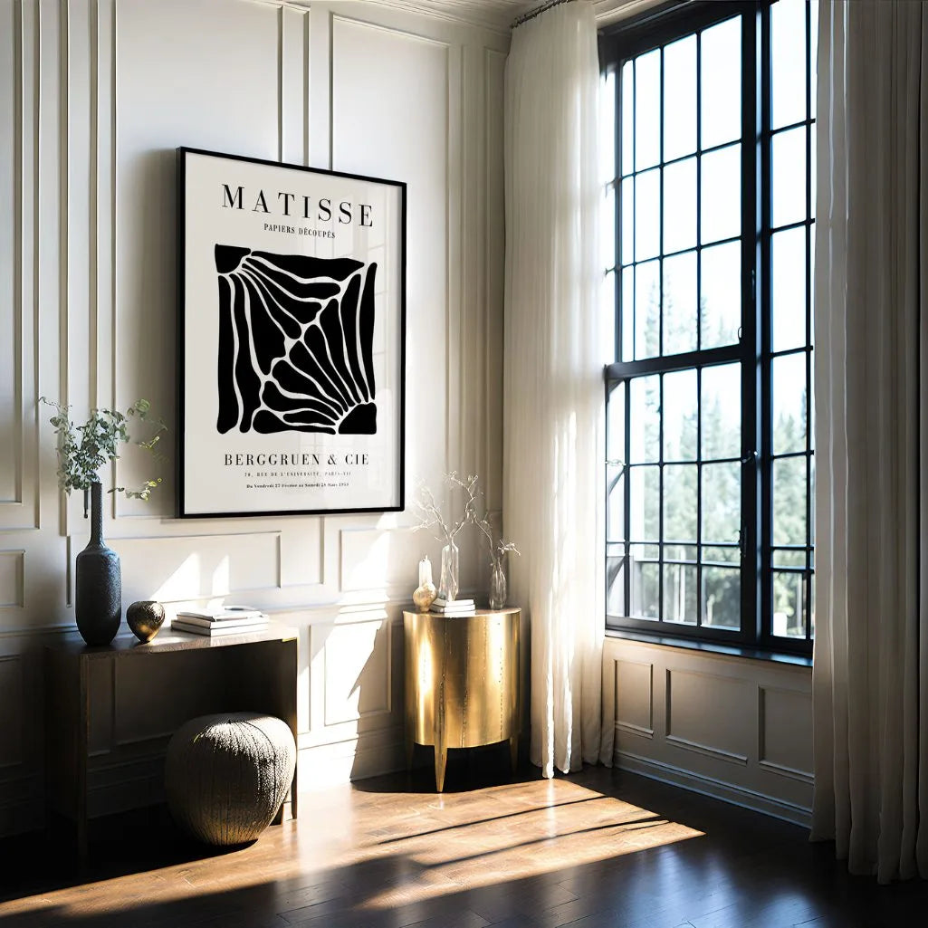 Henri Matisse Black Floral Silhouettes Poster