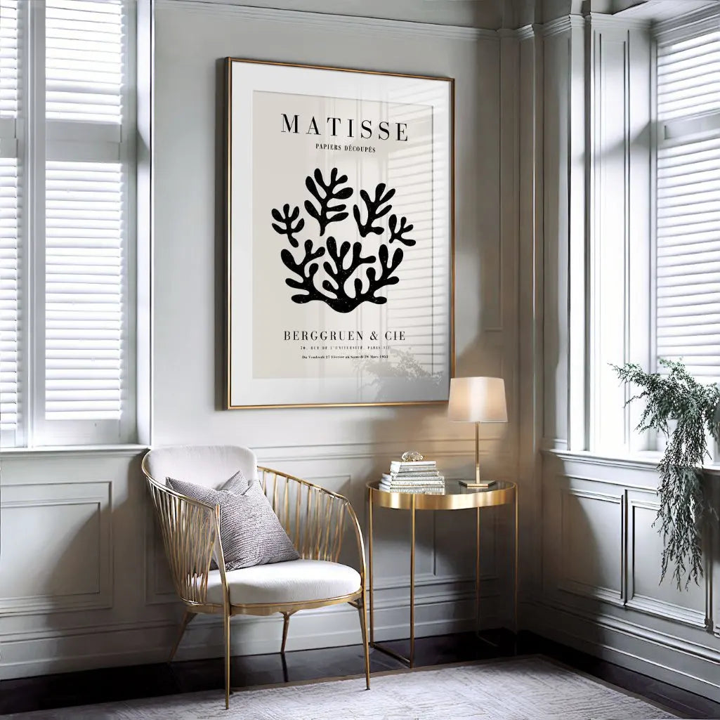 Henri Matisse Black Corals Poster