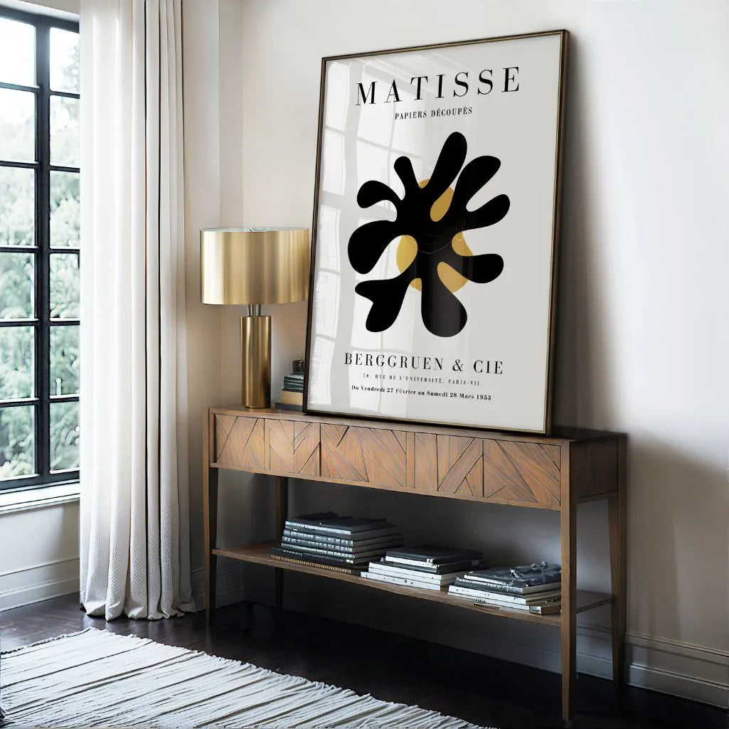 Henri Matisse Black Abstraction Poster