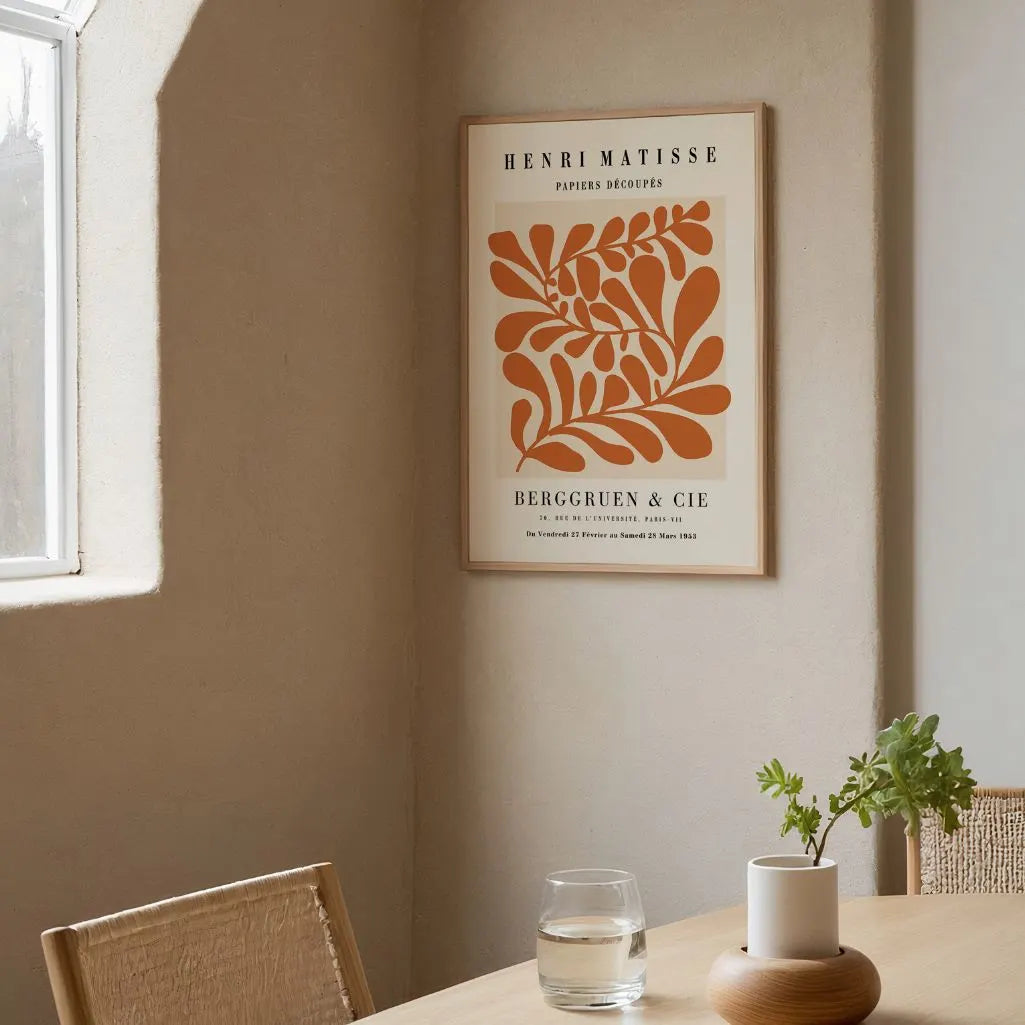 Matisse Terracotta Composition Poster