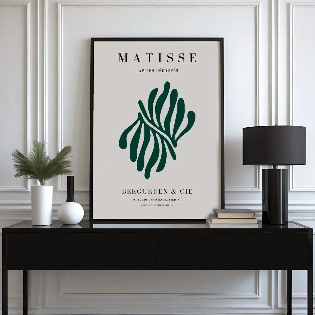 Matisse Vert Bouteille Affiche
