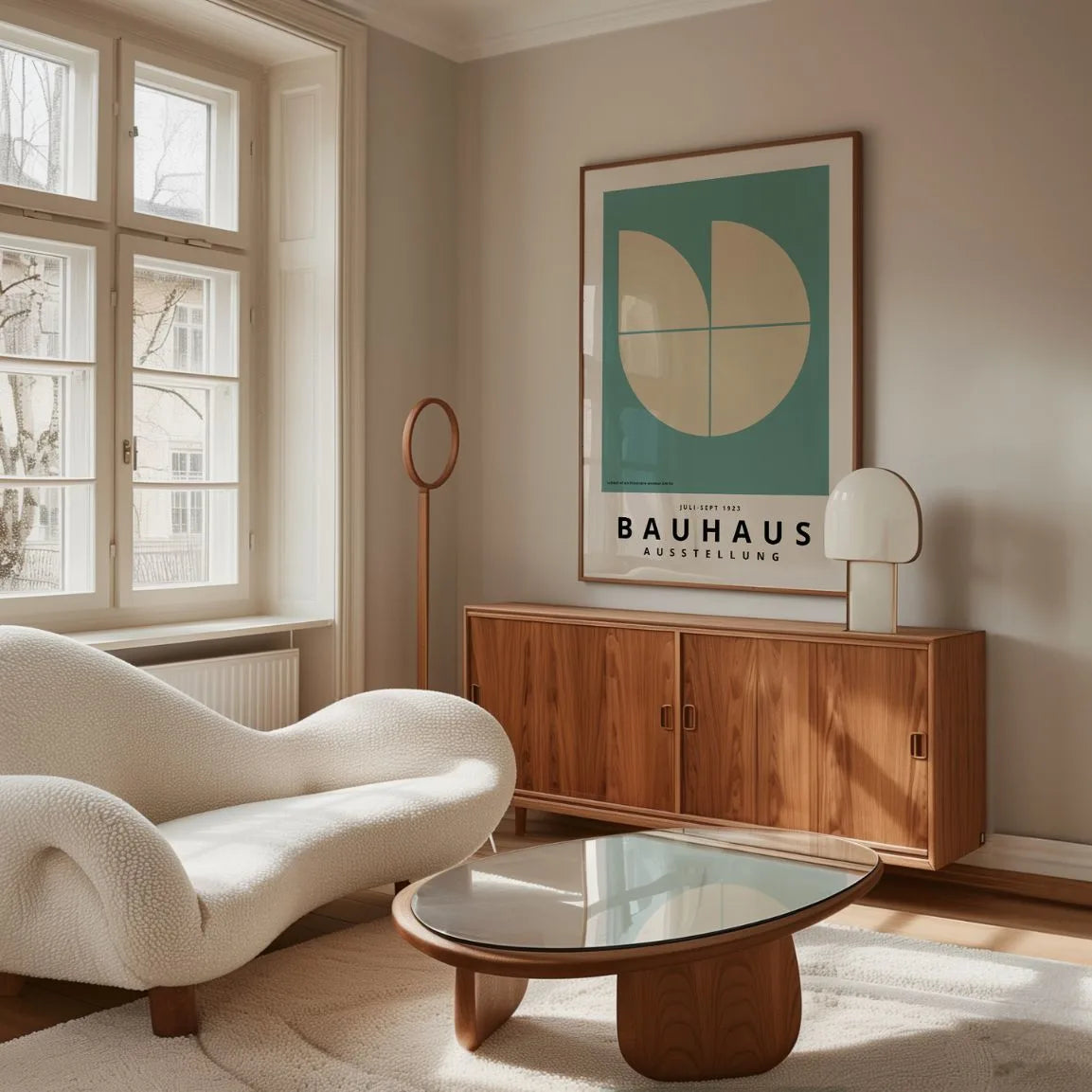 Bauhaus Light Green Poster