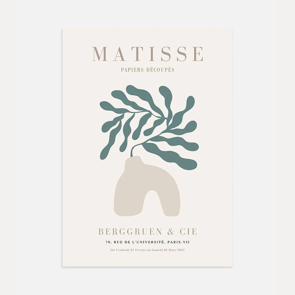 Henri Matisse Botanical Vase Poster