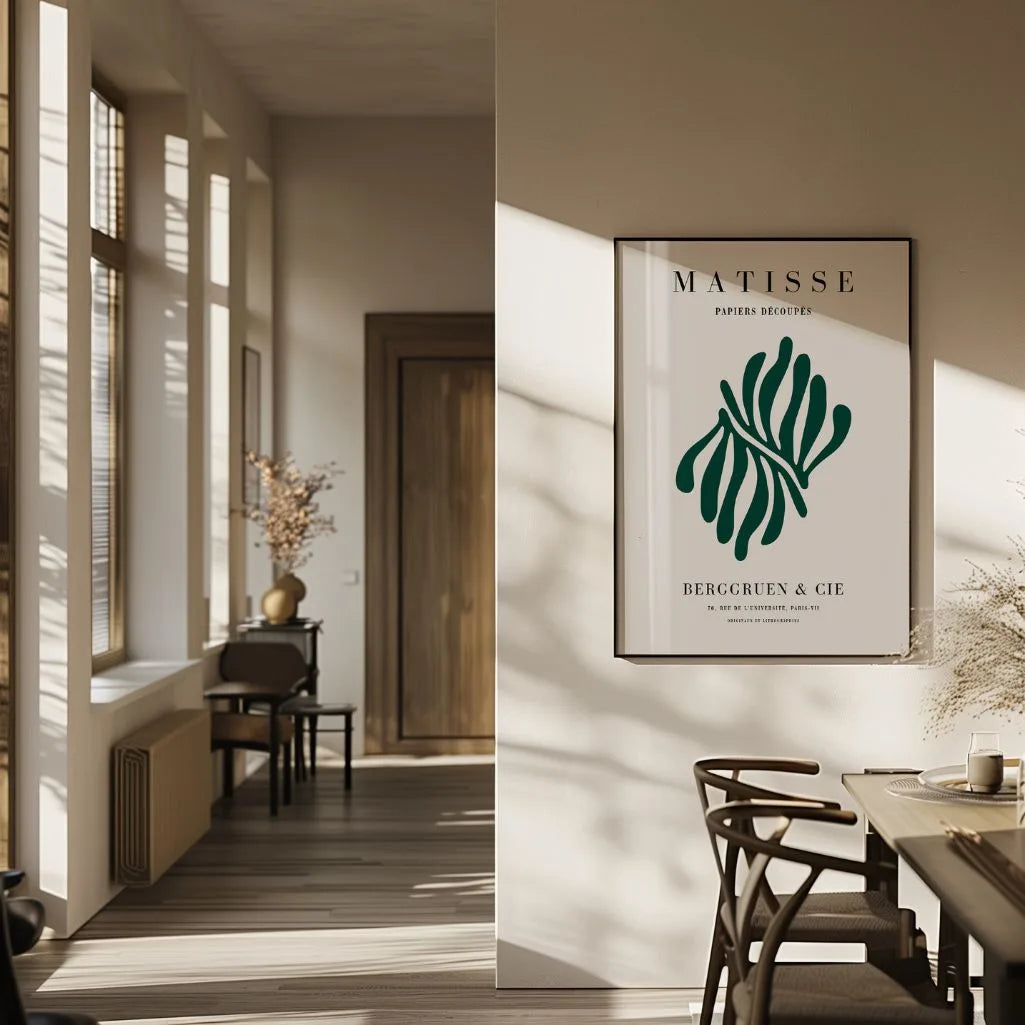 Matisse Vert Bouteille Affiche