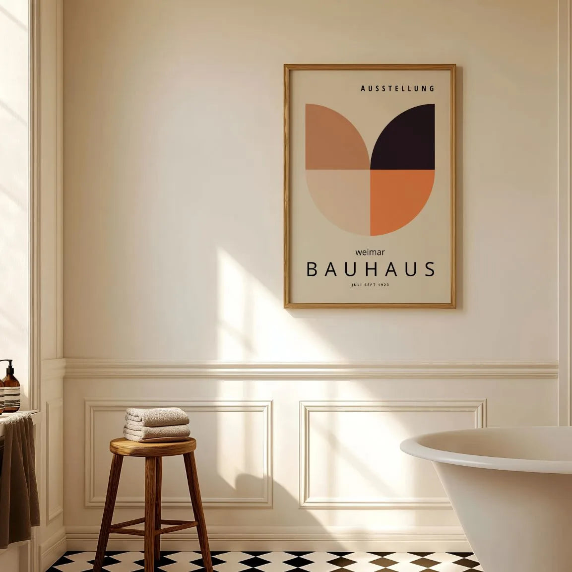 Bauhaus Warm Weimar Abstraction Poster