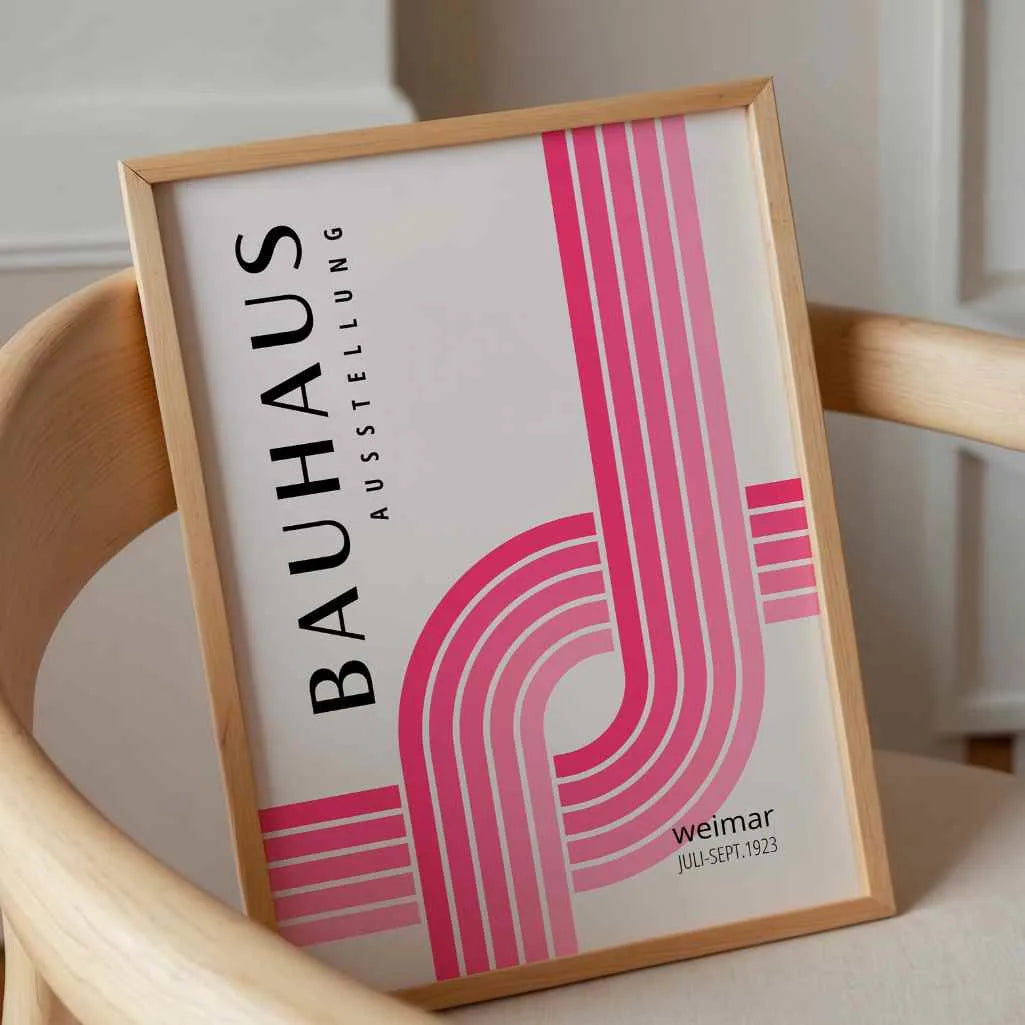 Bauhaus Intersecting Lines Poster