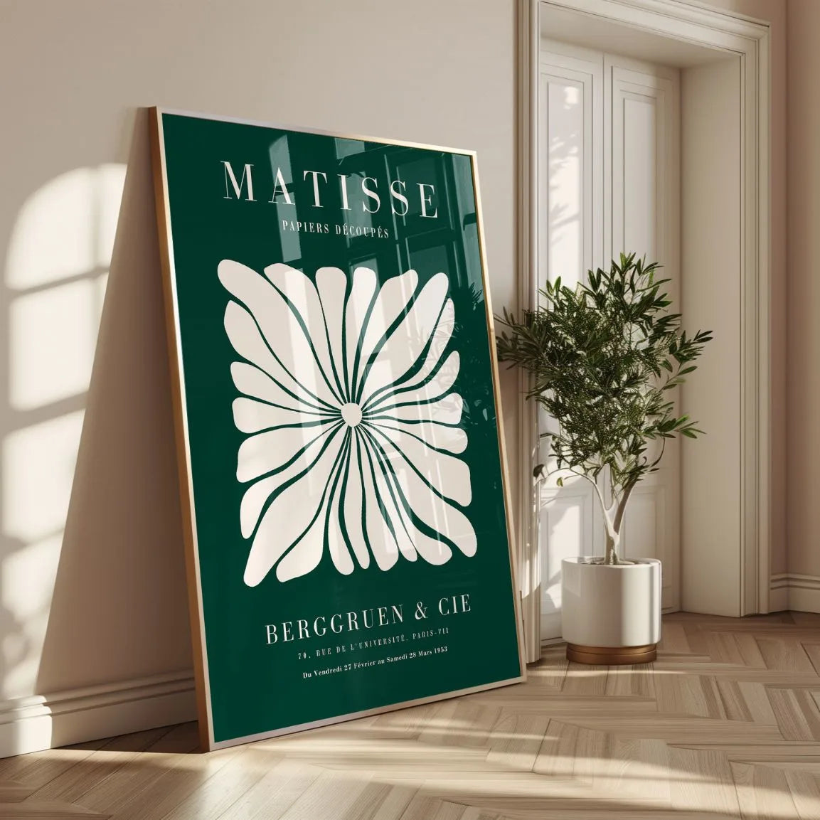 Matisse Affiche - Fleur Verte