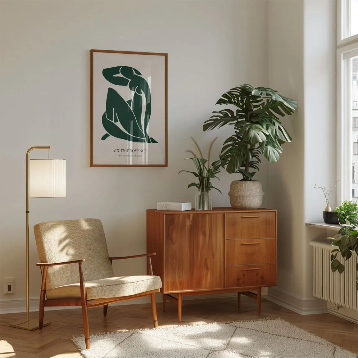 Henri Matisse Nu Bleu Green Edition Poster