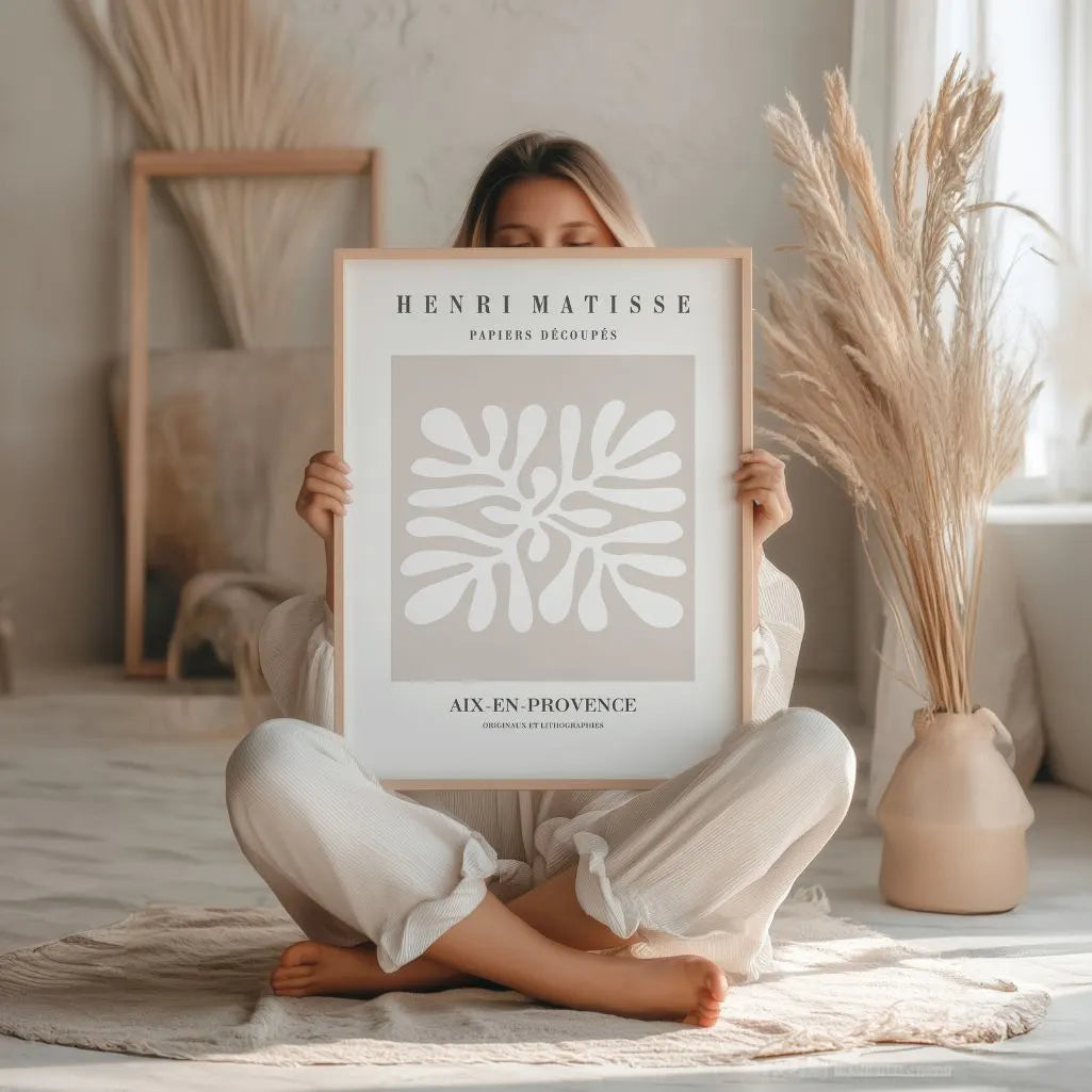 Matisse Beige Form Poster
