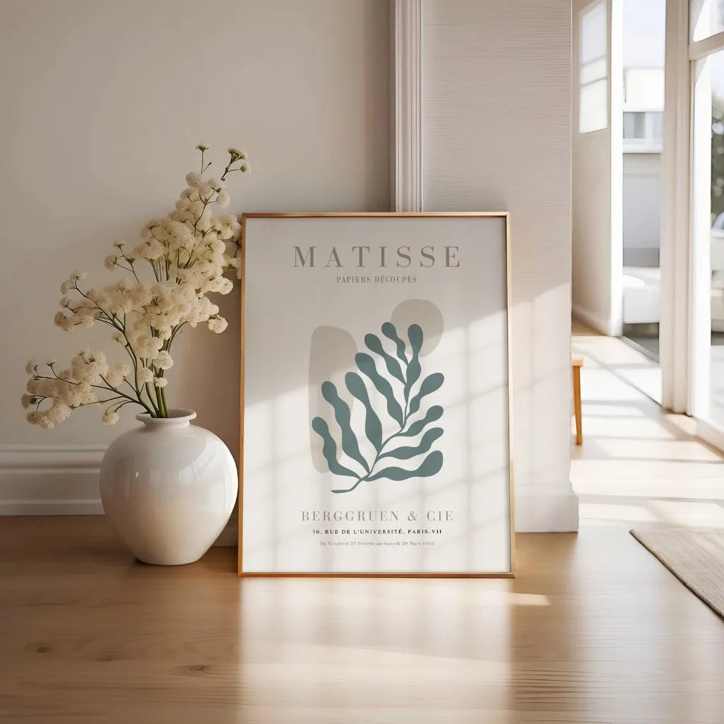 Henri Matisse Motif Organique Vert Affiche