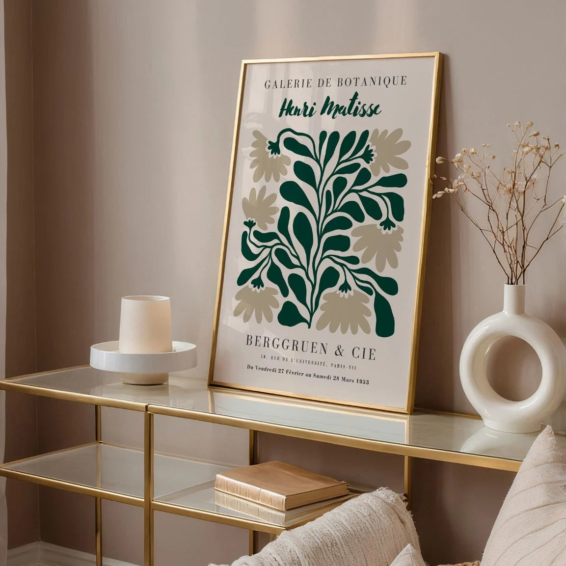 Henri Matisse Botanical Flowers Poster