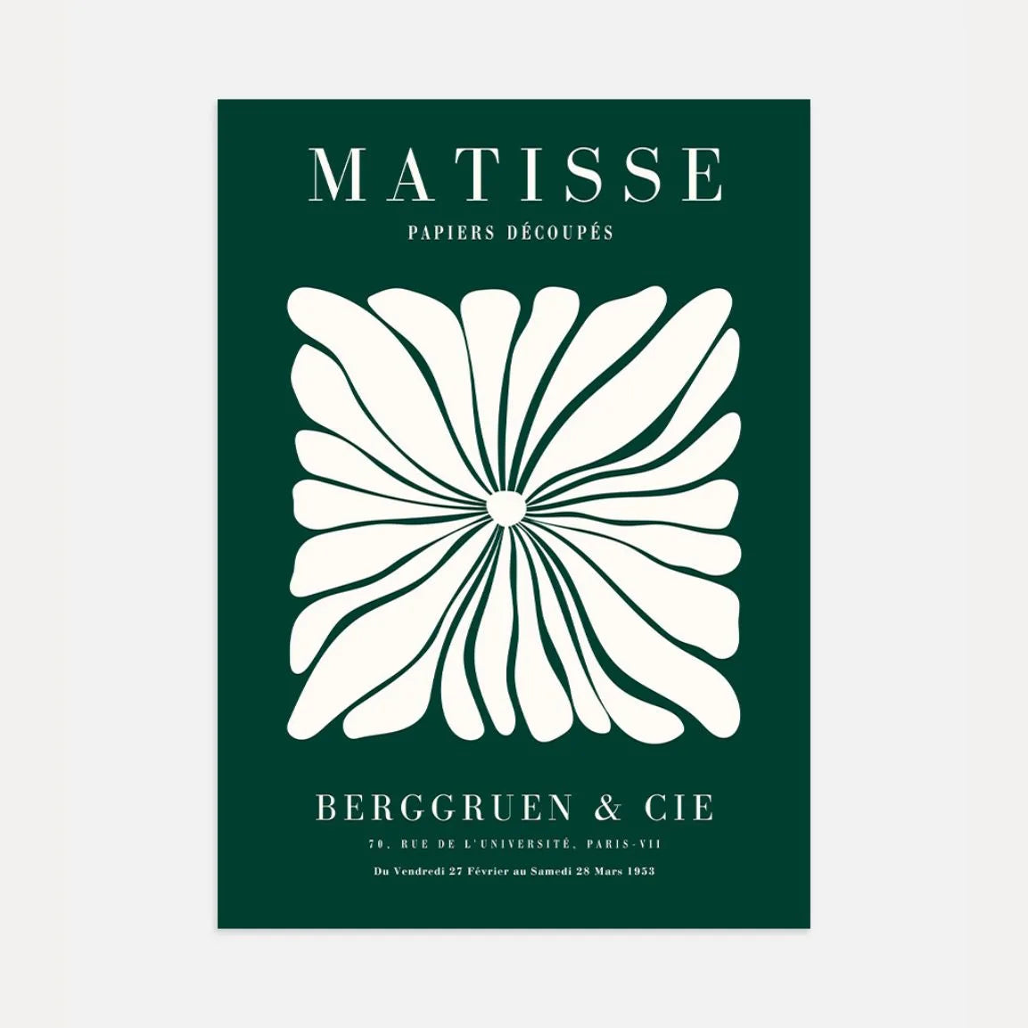 Matisse Affiche - Fleur Verte