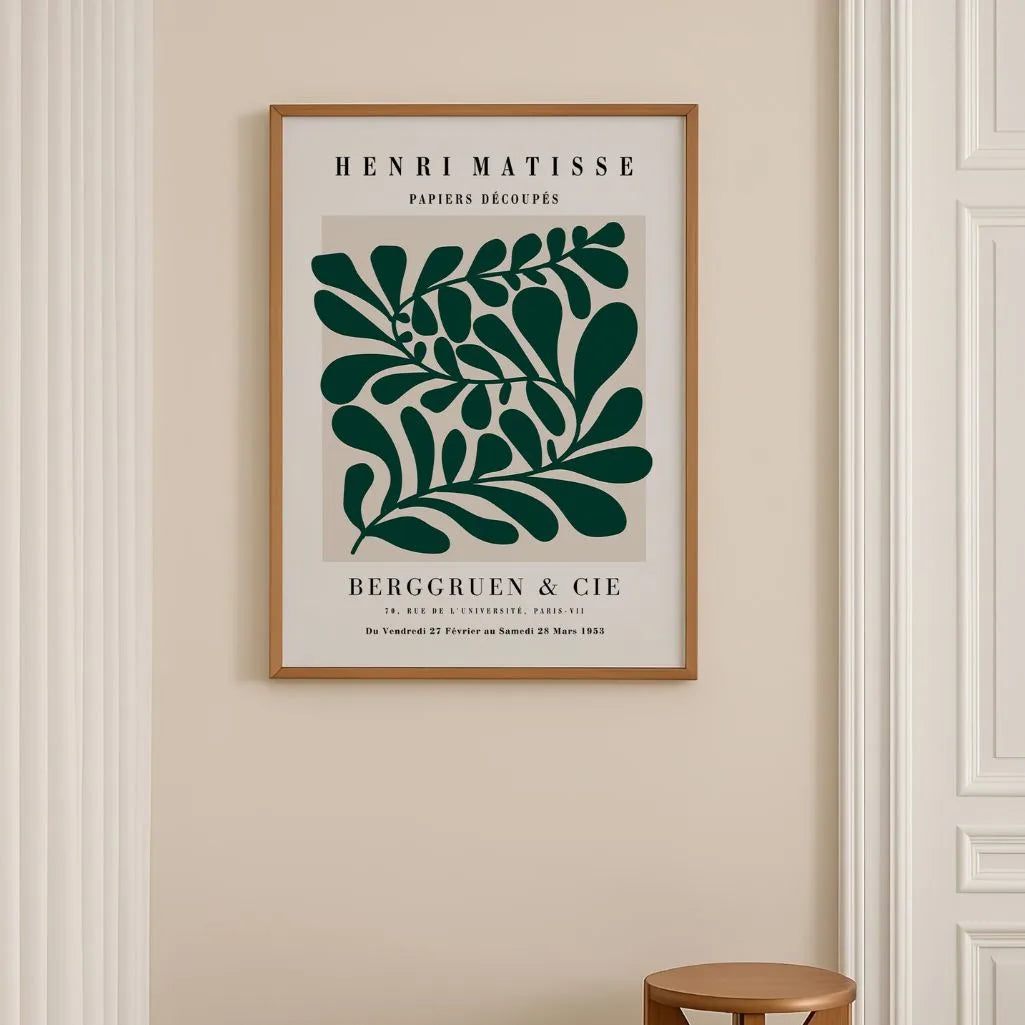 Henri Matisse Natural Verde Póster