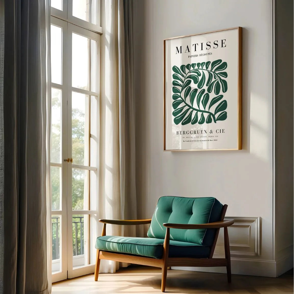 Matisse Hoja Verde Póster