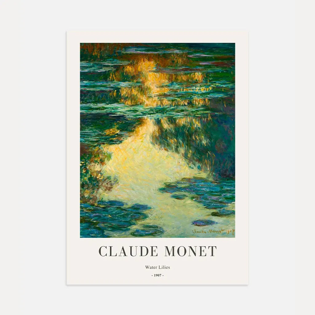 Poster Claude Monet – Ninfee 1907