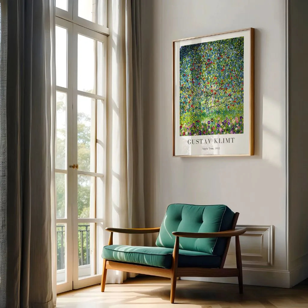 Gustav Klimt Apple Tree Poster