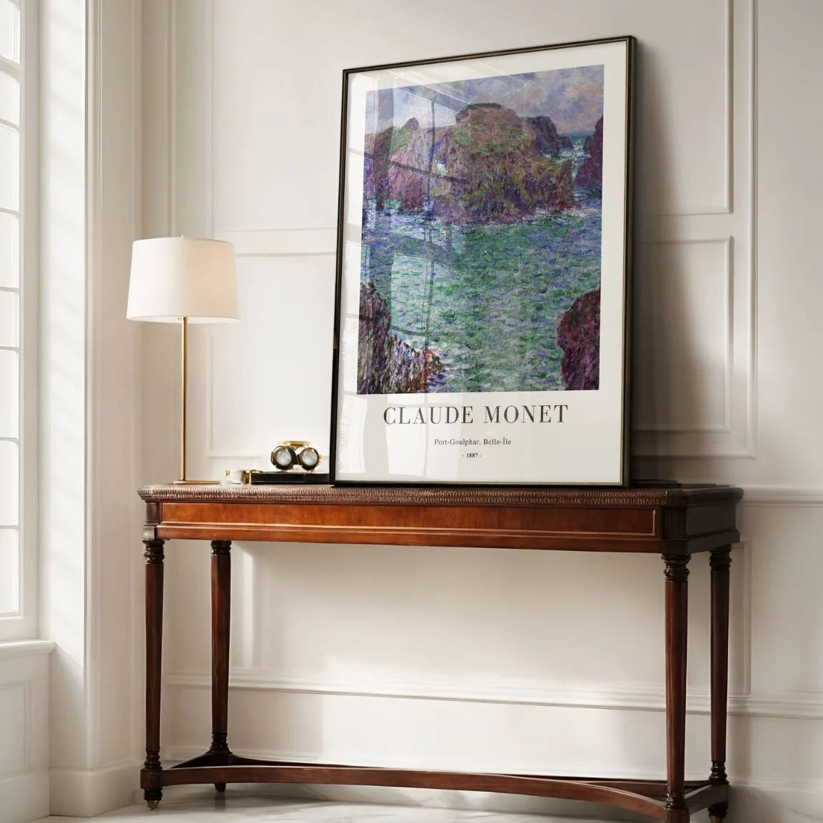 Claude Monet Port-Goulphar Belle-Île Poster