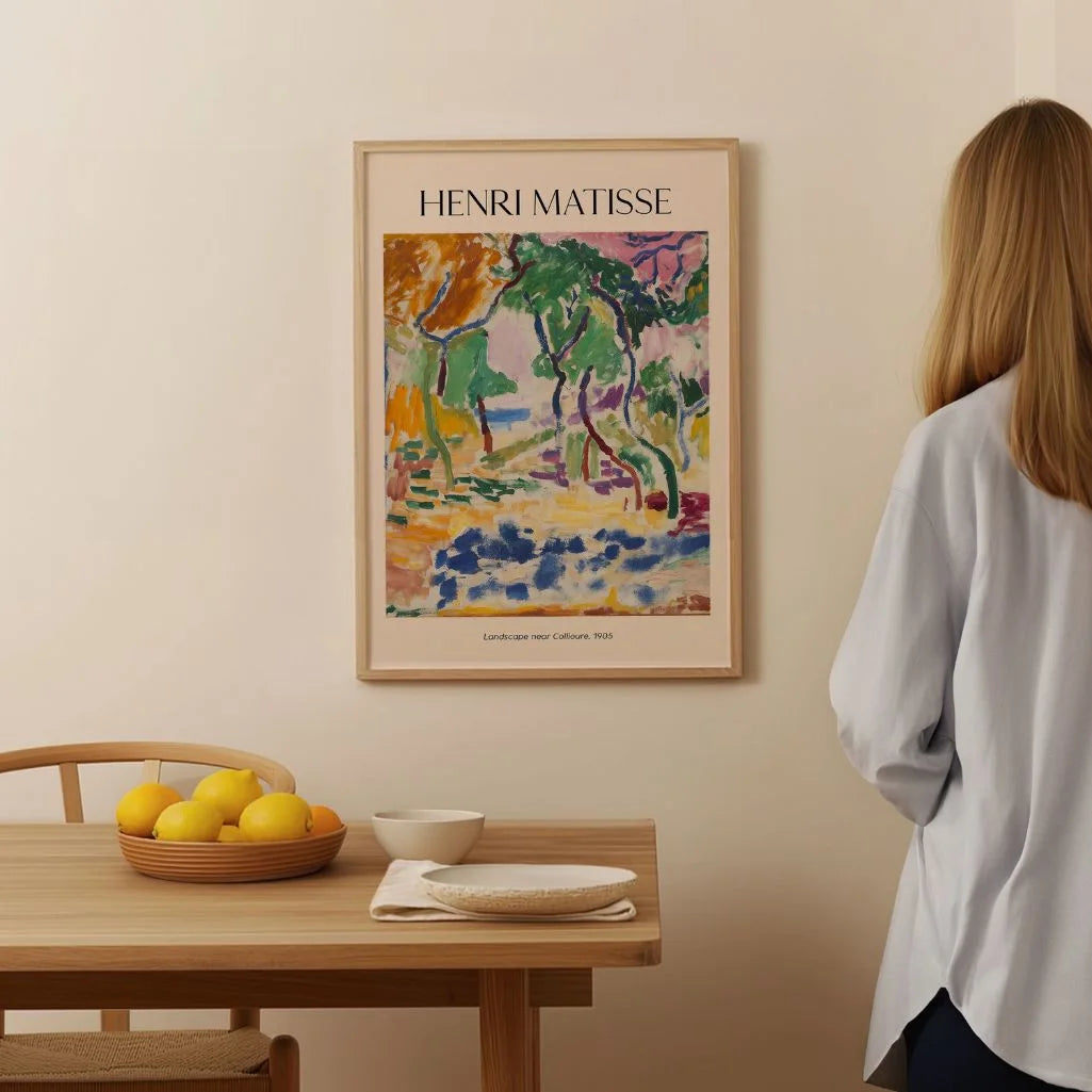 Henri Matisse Affiche – Paysage près de Collioure