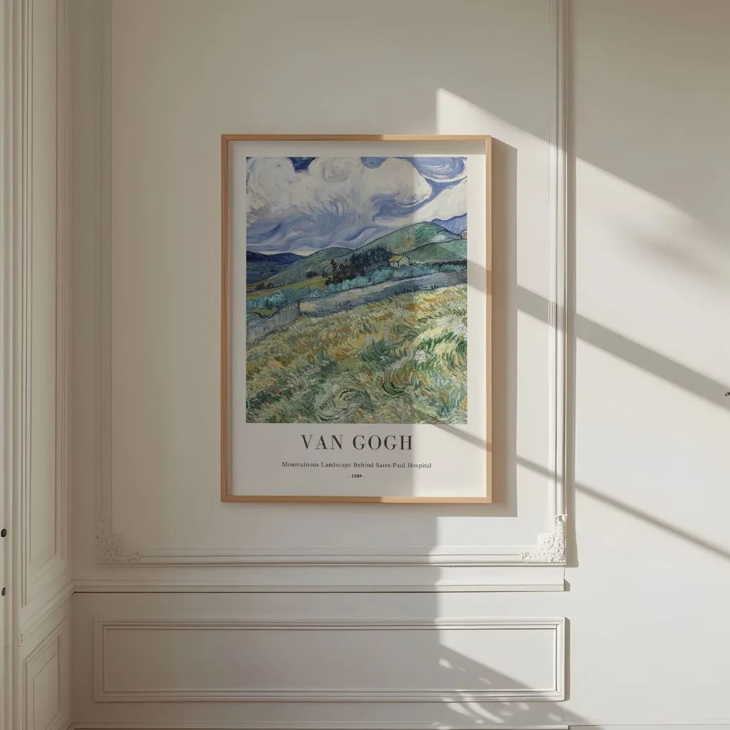 Vincent van Gogh Saint-Paul Mountain Landscape Poster