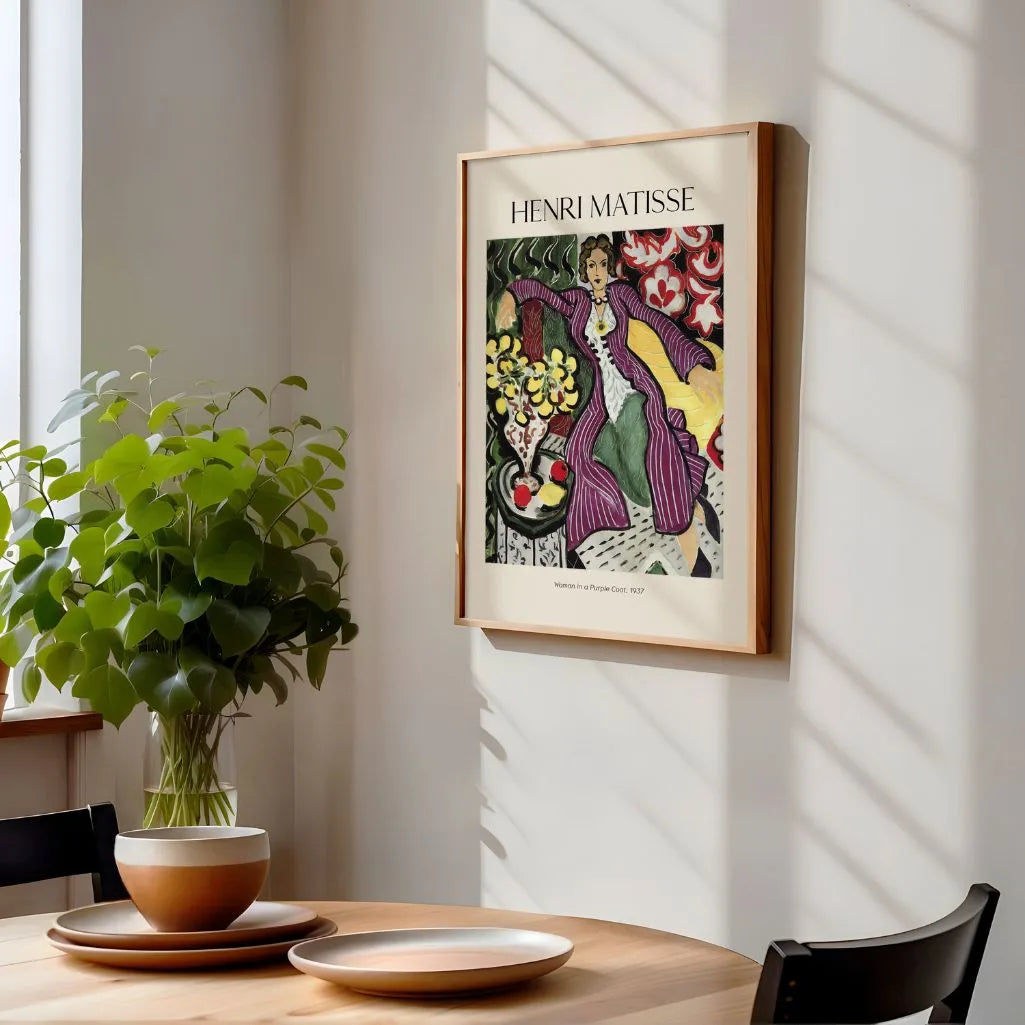Henri Matisse Woman in a Purple Coat Poster