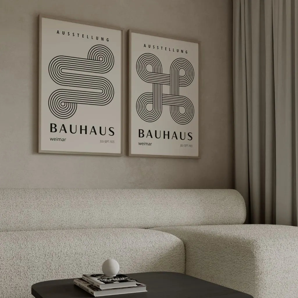 Bauhaus Linee – Set di 2 poster