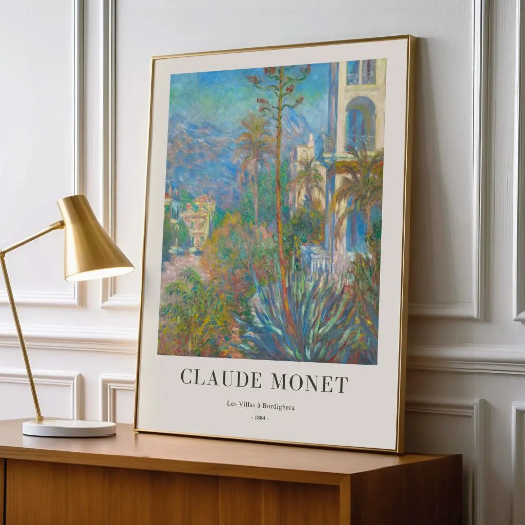 Monet Villas at Bordighera Poster