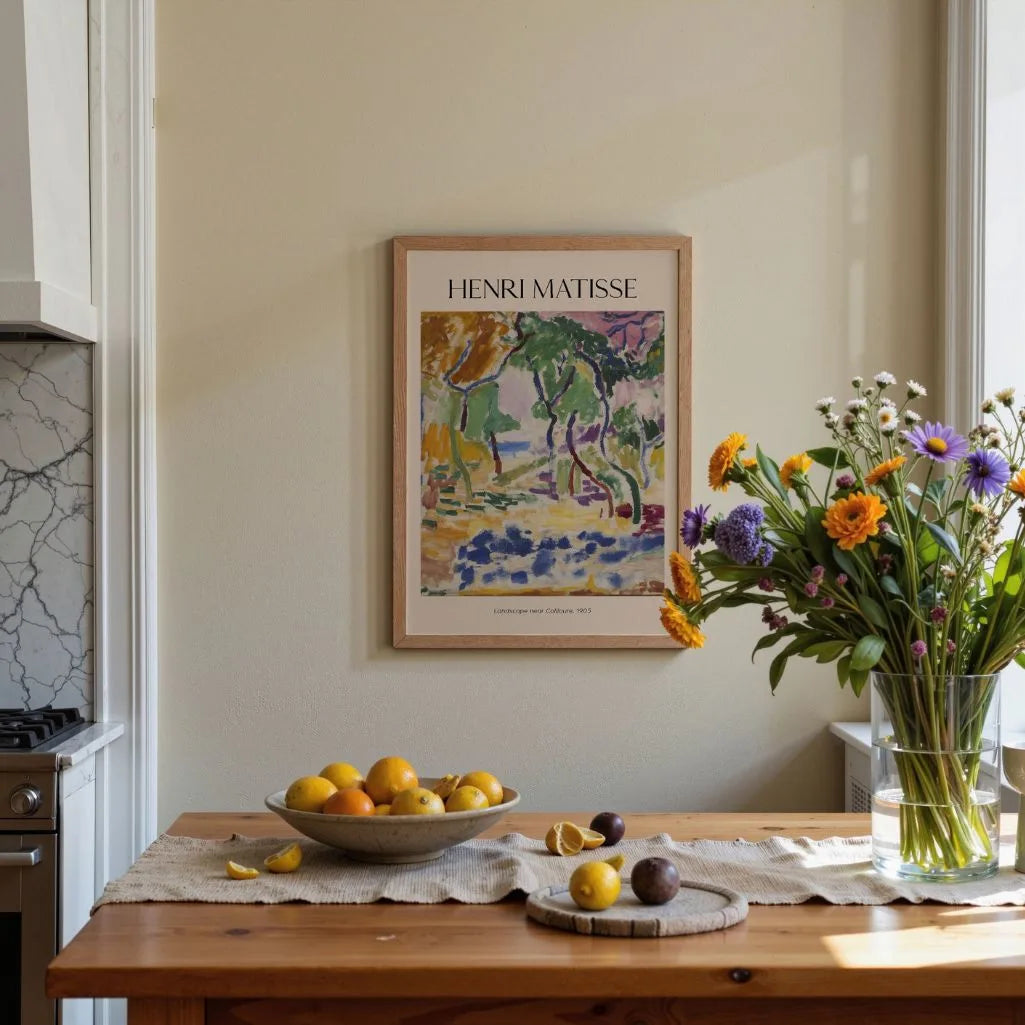 Henri Matisse Affiche – Paysage près de Collioure