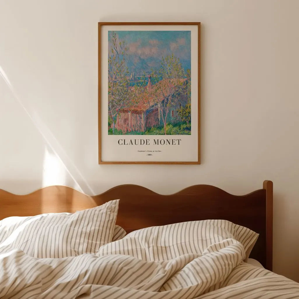 Claude Monet Gardener’s House at Antibes Poster
