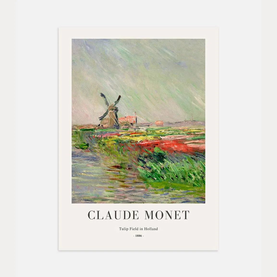 Monet Poster Tulipani