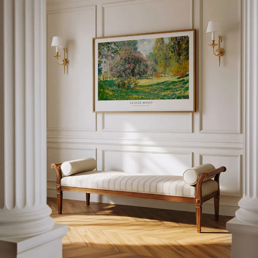 Affiche Claude Monet – Printemps au parc Monceau