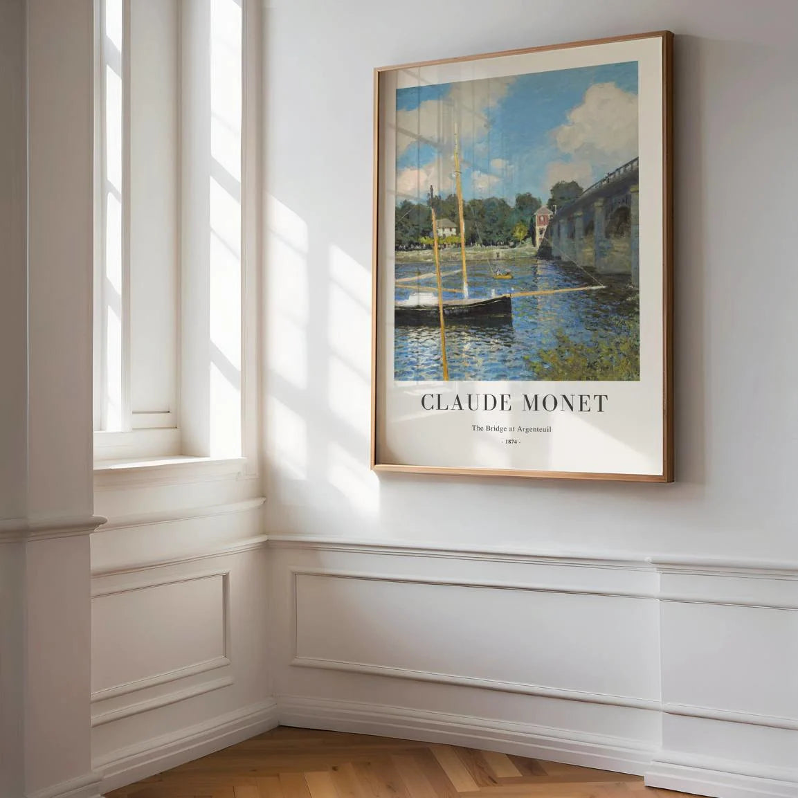 Claude Monet Argenteuil Bridge Summer Poster