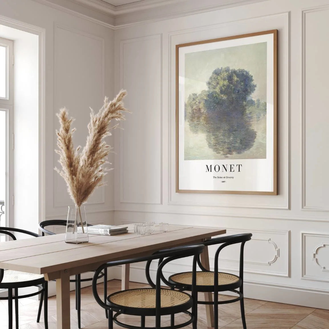 Monet Giverny Seine Reflection Poster
