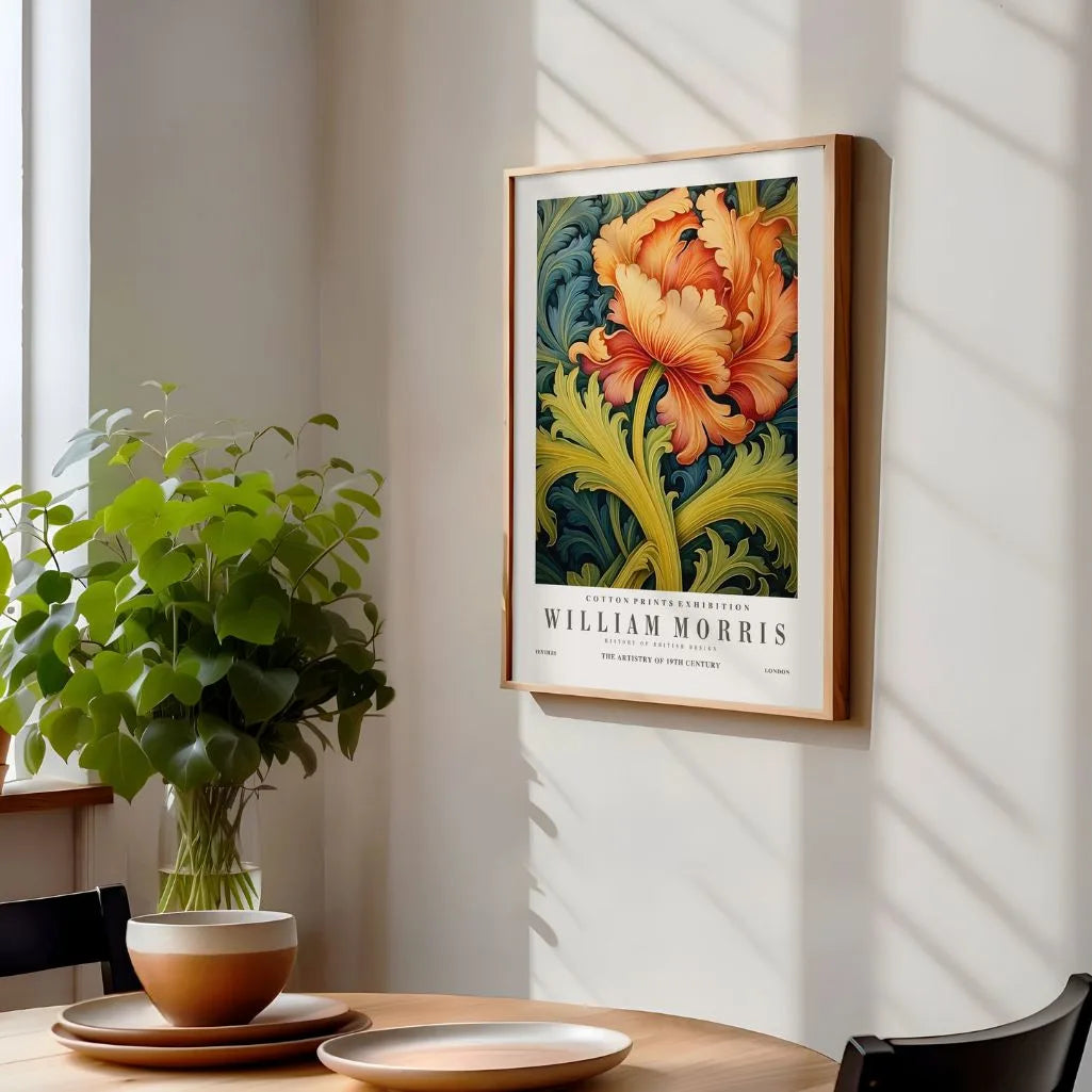 William Morris Floral Pattern Poster