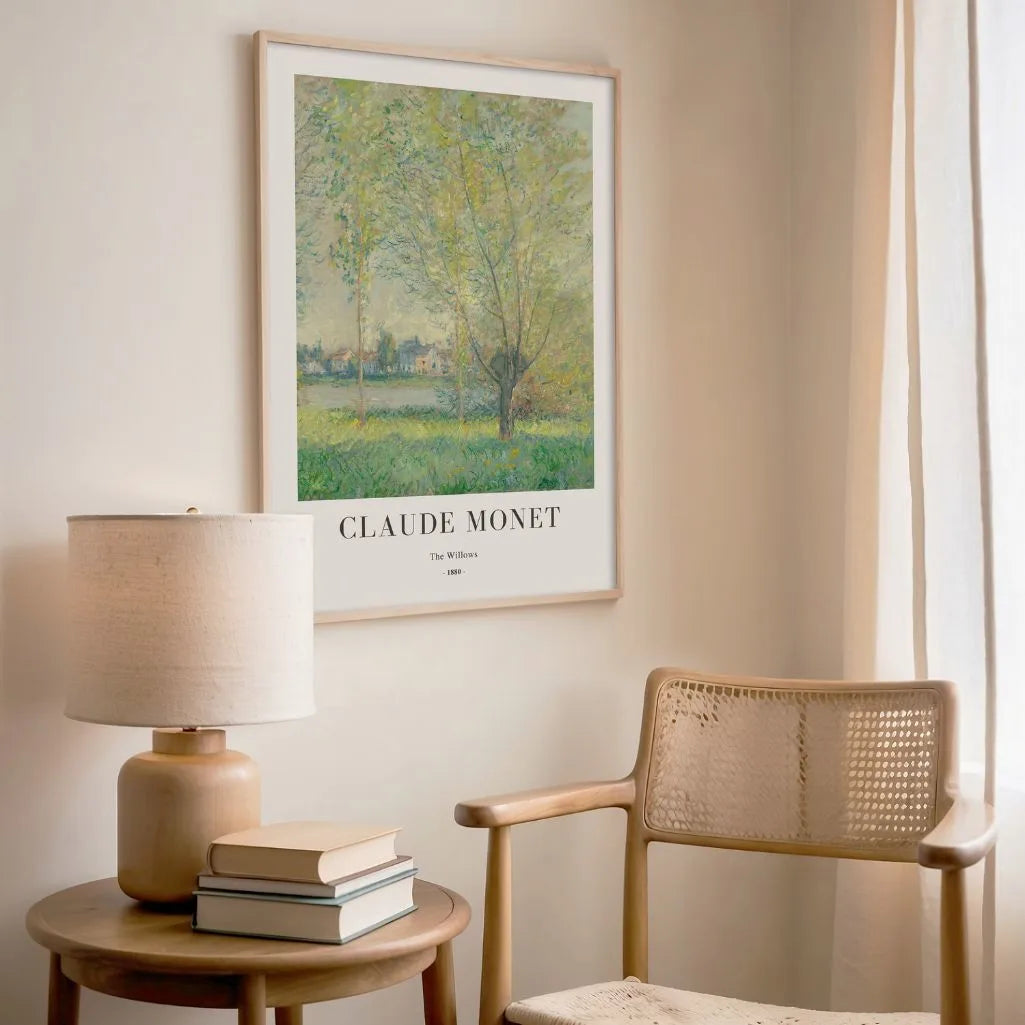 Claude Monet The Willows 1880 Poster
