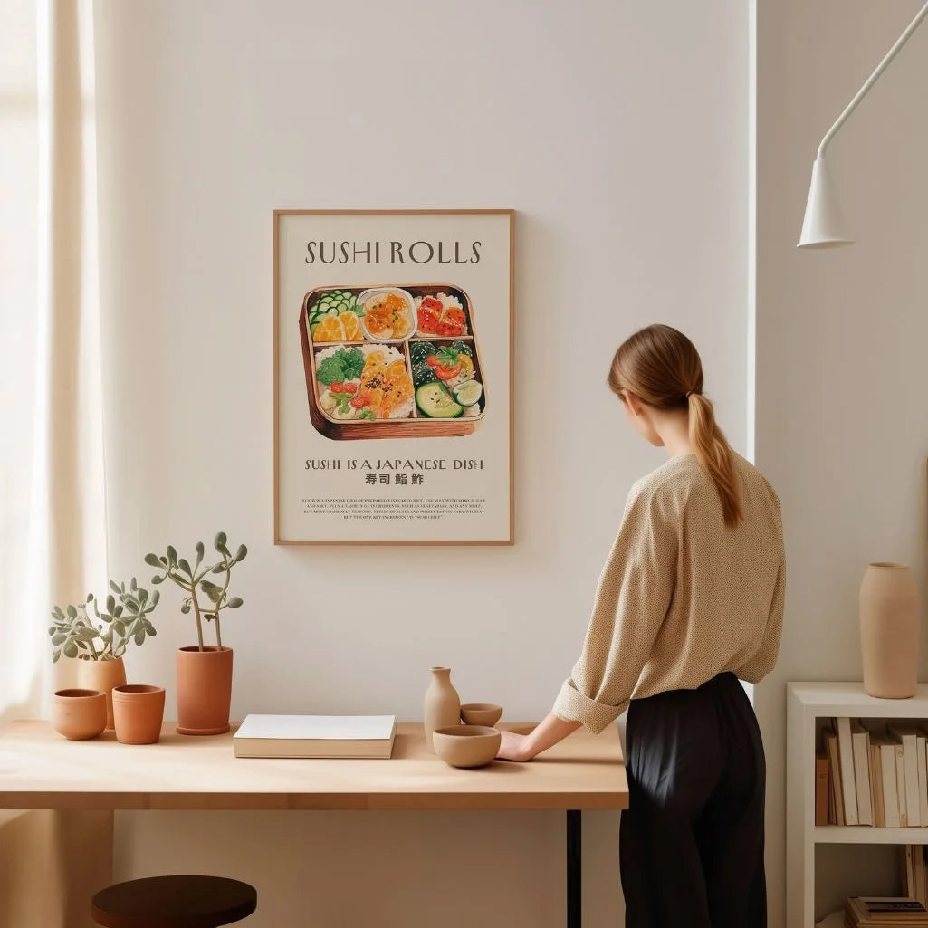 Sushi Bento Fresh Poster