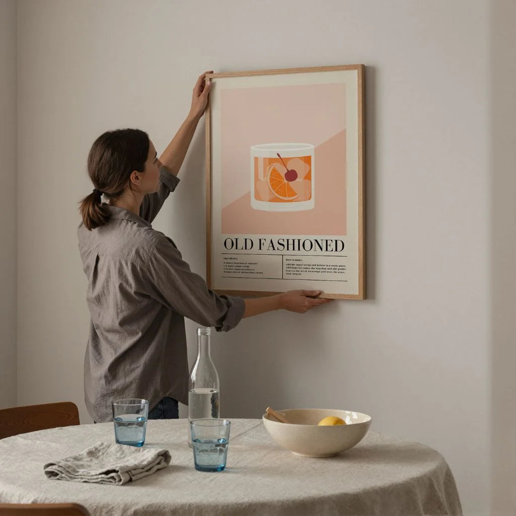 Old Fashioned Cocktail Poster