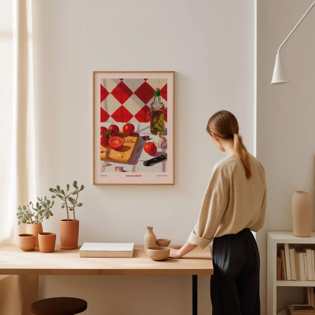 Tomato Still Life Poster