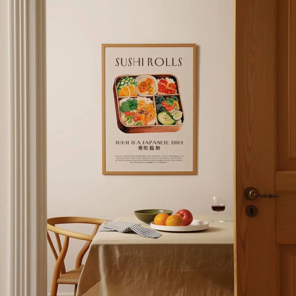 Sushi Bento Fresh Poster