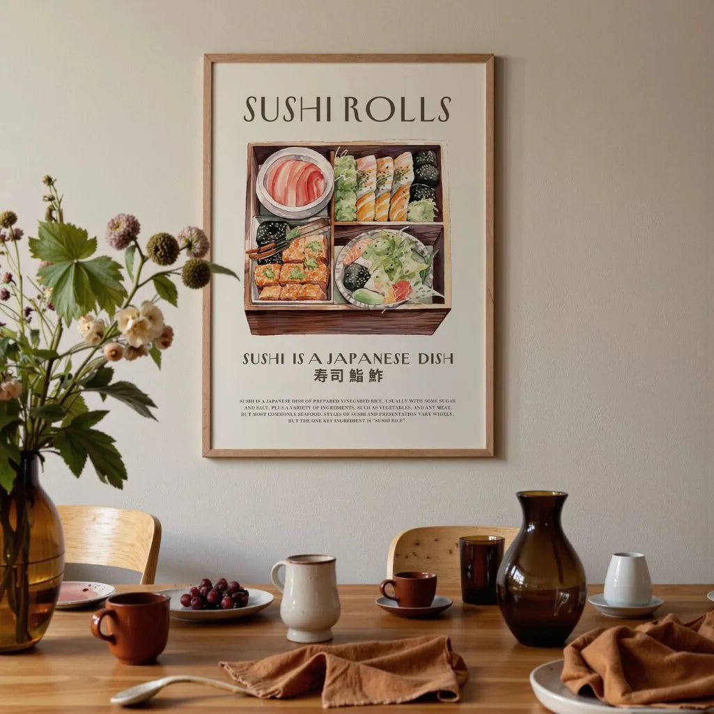 Bento Sushi Premium Poster