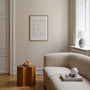 botanical abstract poster living room decor