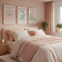 henri matisse abstract figure floral posters pink sage bedroom interior