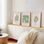 henri matisse floral olive green gallery wall set