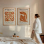 organic matisse poster set bedroom warm minimalist wall art